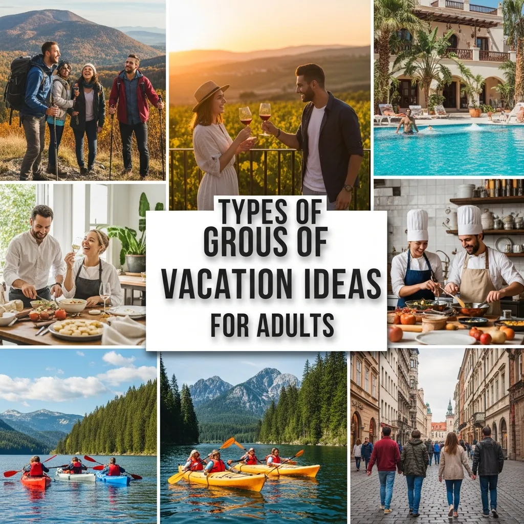 Group Vacation Ideas for Adults