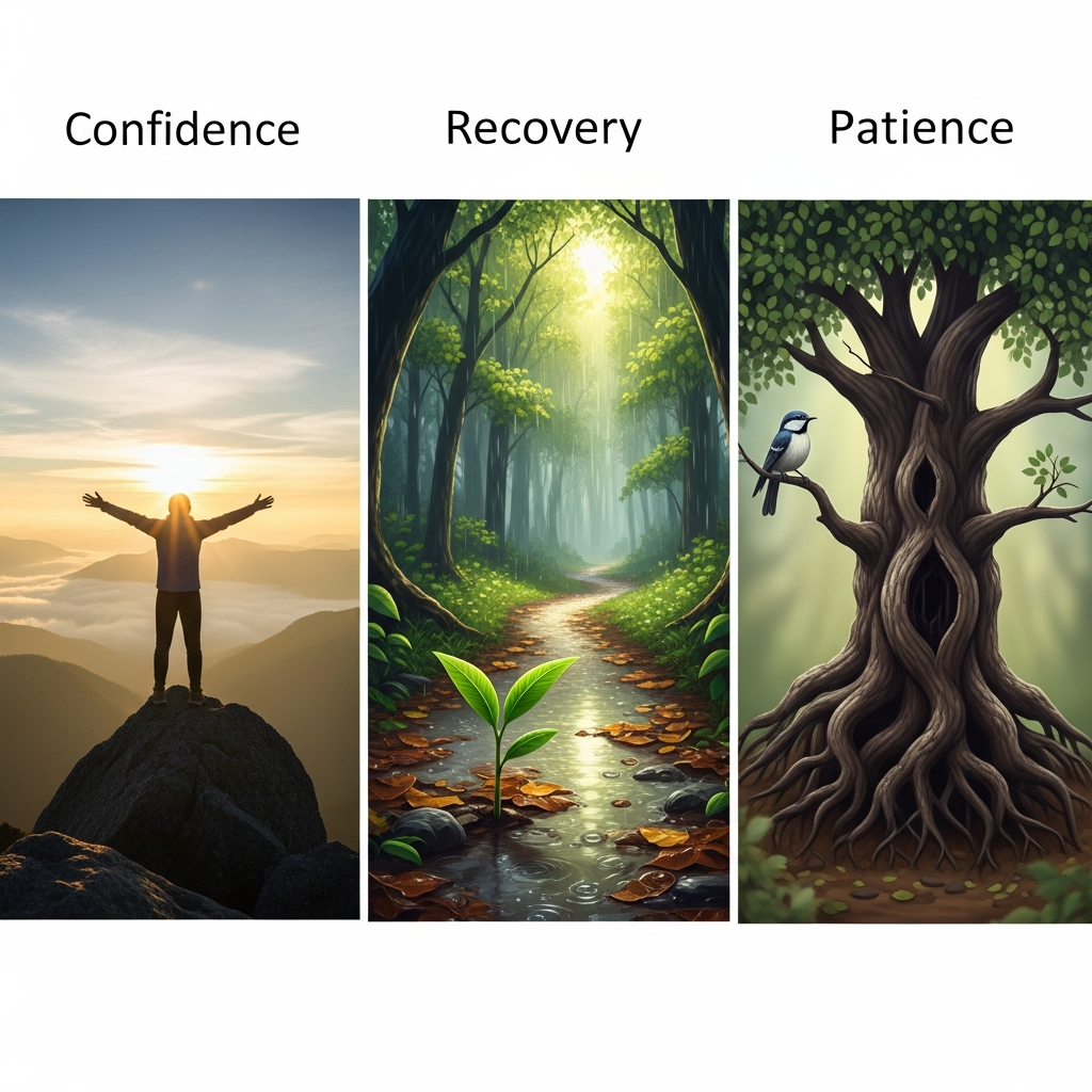 Confidence, recovery, and patience
