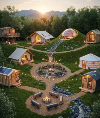 Eco-Friendly Glamping: 10 Sustainable Sites for Unforgettable Stays Eco-Friendly Glamping