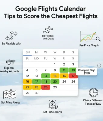 Google Flights Calendar Tips to Score the Cheapest Flights Google Flights Calendar