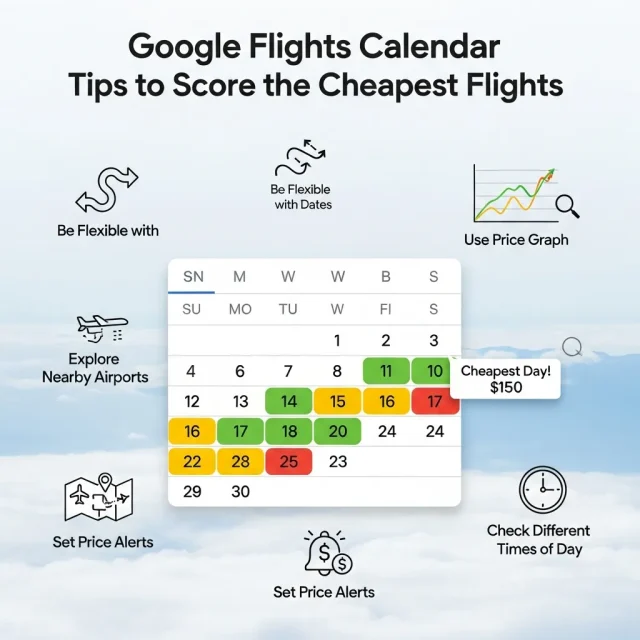 Google Flights Calendar