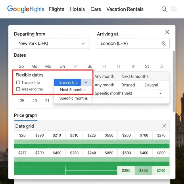 Google Flights Flexible Dates