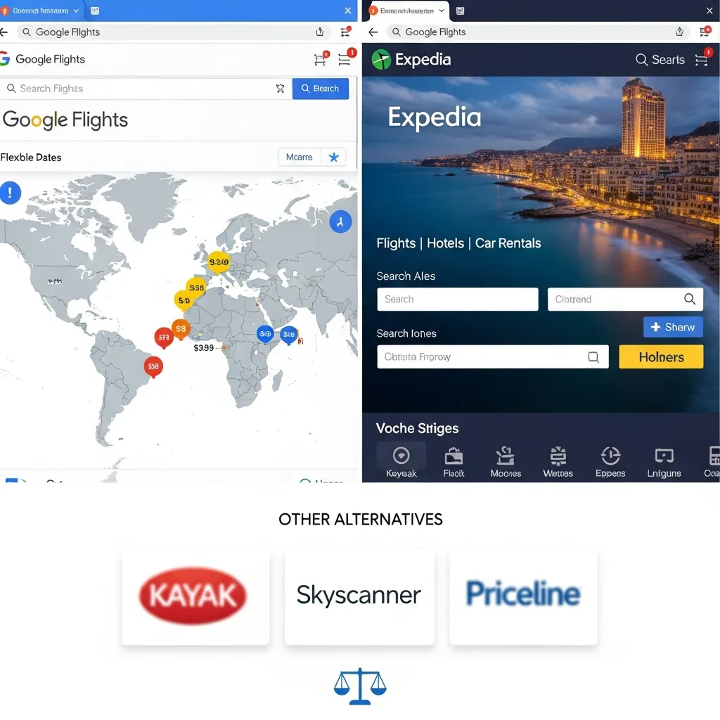 Google Flights vs Expedia